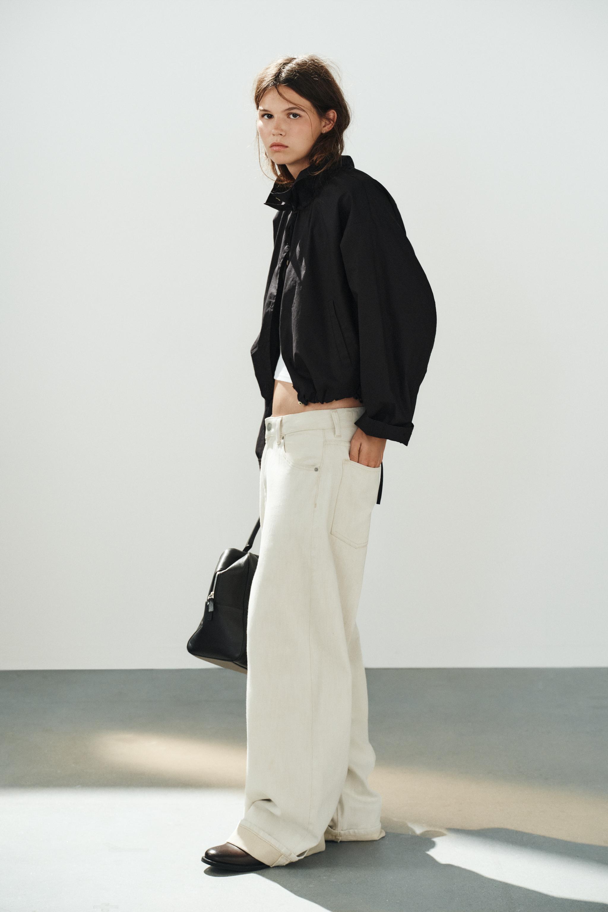 COTTON TIE-DETAIL JACKET